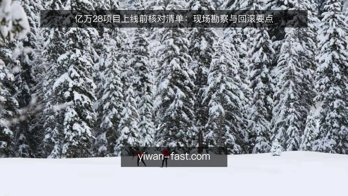 亿万28项目上线前核对清单：现场勘察与回滚要点